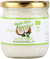 Kuva tuotteesta Hyvän Olon Luomu Extra Virgin Kookosöljy