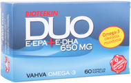 Kuva tuotteesta Bioteekin Omega Duo, 60 kaps