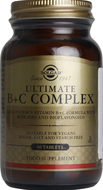 Kuva tuotteesta Solgar Ultimate B+C Complex, 60 tabl